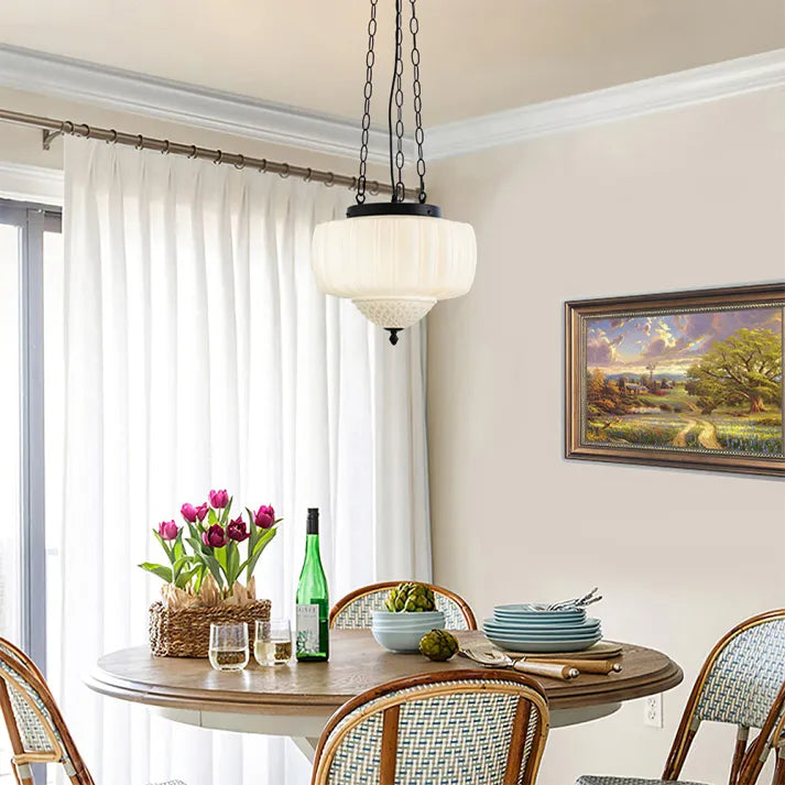 LyraNova White Minimalist Pendant Light for Modern Interiors