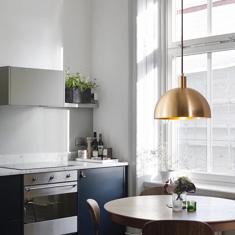 Aurelius Brass Pendant Light Modern LED Ceiling Lamp