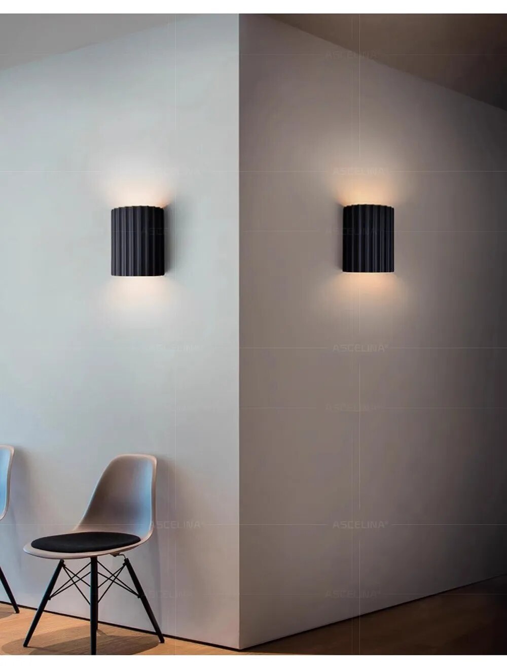 AeraForm Modern Resin Wall Light With Warm Ambient Glow