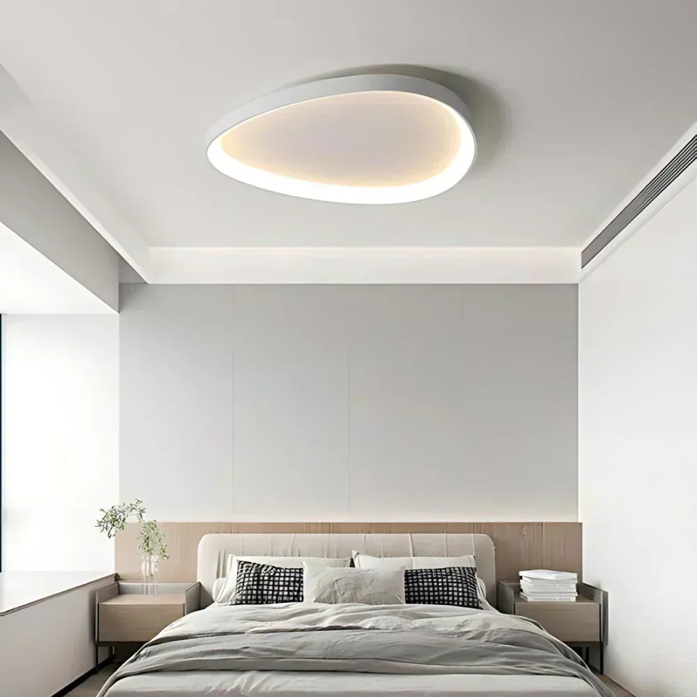 Nordly | Scandinavian LED Ceiling Lamp With Frosted Glass