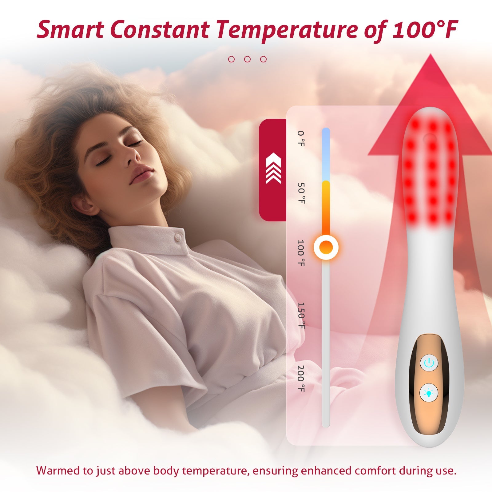 Women's Red Light Therapy Device For Intimate Health With Heating Function