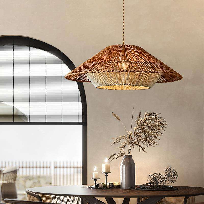 Zen Wicker Pendant Light Inspired By Japanese Design