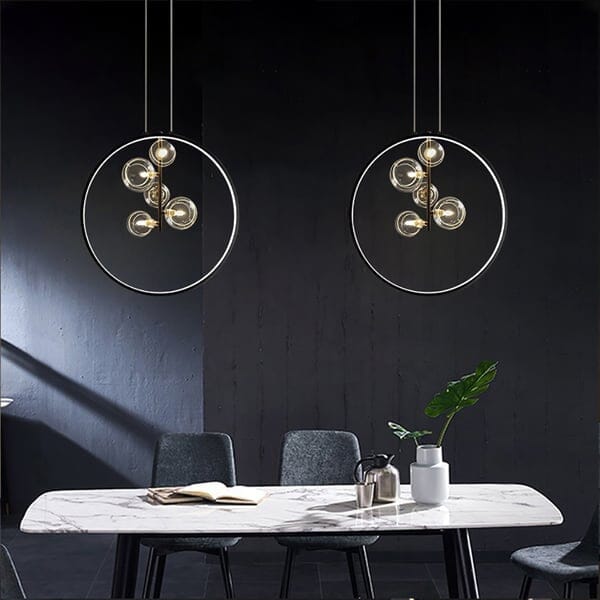 Luminette Glass Globe Pendant Light for Modern Kitchens