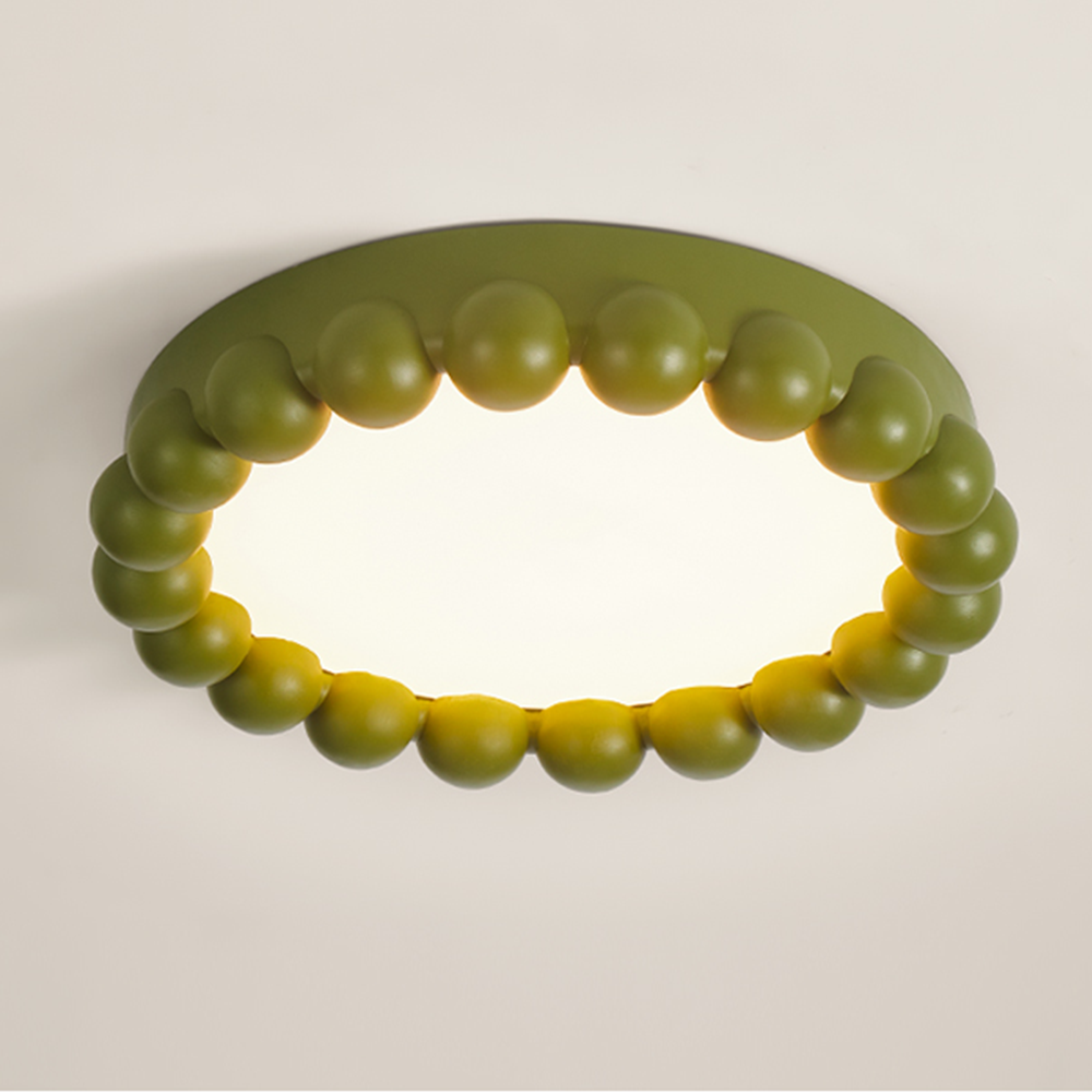 Luzera Resin Ceiling Light with Acrylic Diffuser for Living Rooms