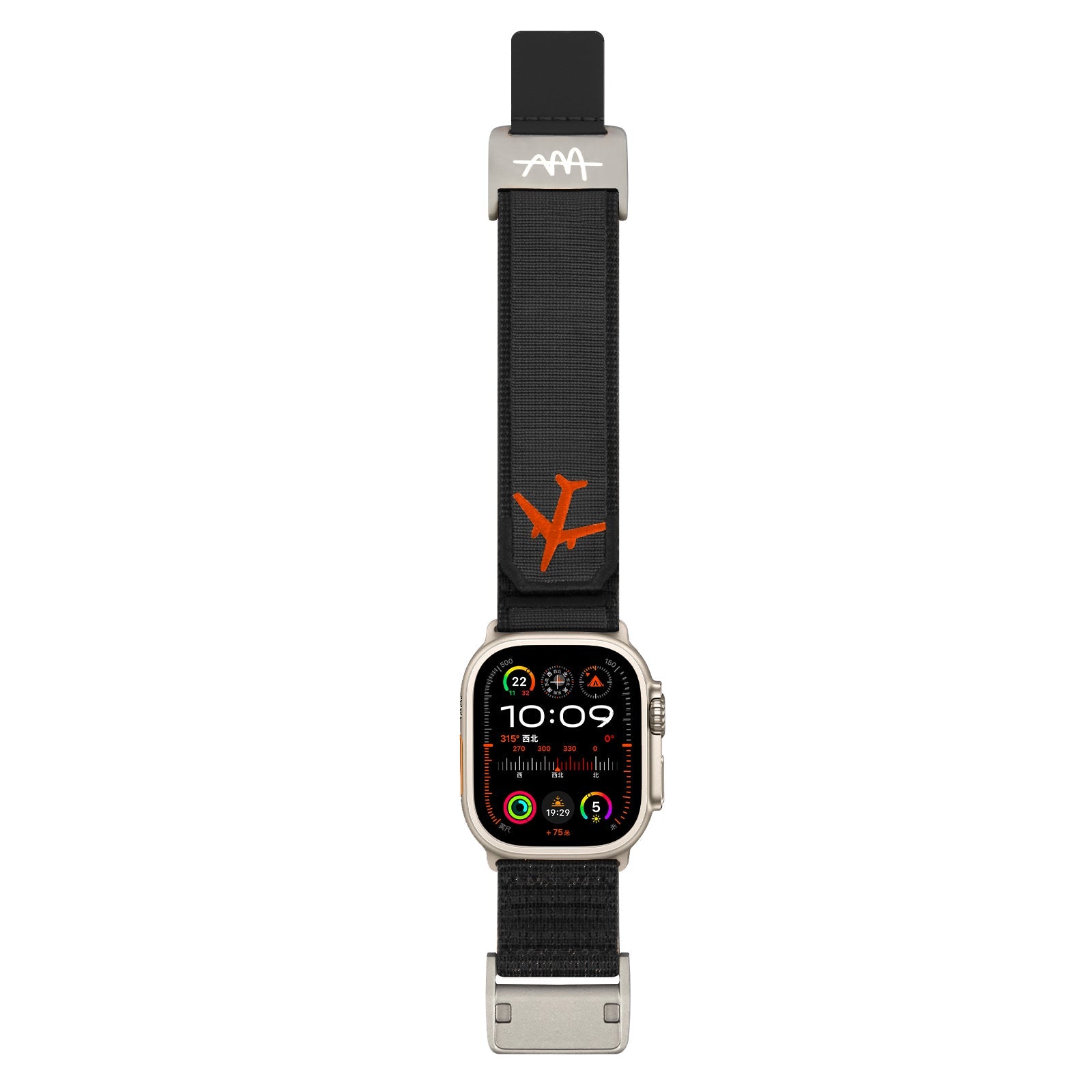 Wild Trail Mag gesp nylon band voor Apple Watch