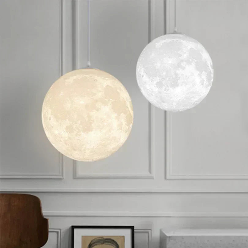 NovaSphere Moonlight Hanging Lamp Elegant Pendant Light