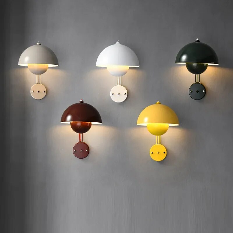 LumaBloom Mushroom Wall Light - Modern Dutch Design
