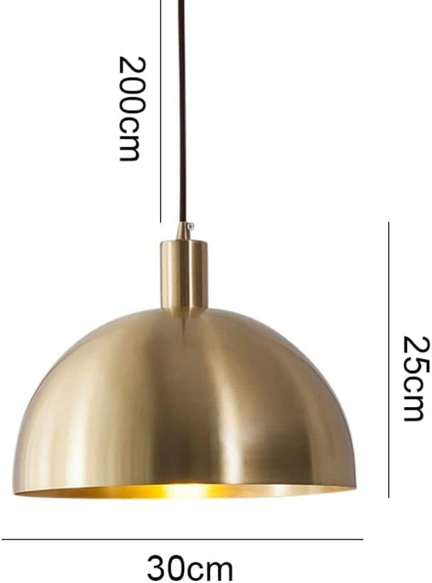 Aurelius Brass Pendant Light Modern LED Ceiling Lamp