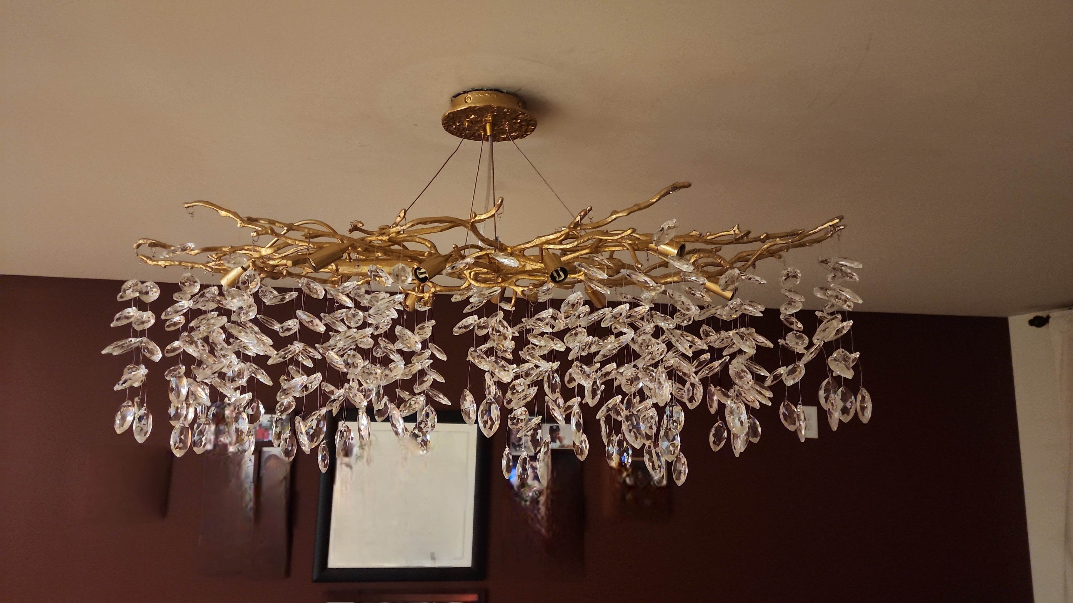French Style Branch Crystal Chandelier For Modern Homes