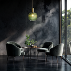 Nystral Fluted Glass Pendant Lights for Nordic Home Interiors