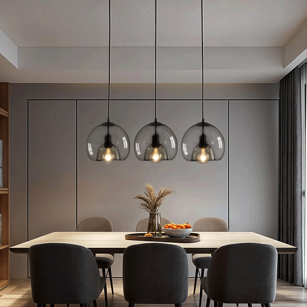Lyris Glass Pendant Lamps for Modern Kitchens and Bathrooms