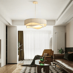 Aurelia Pleated Fabric Pendant Lamp with Soft Glow Ambience