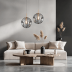Aeris Glass Pendant Light Minimalist Ceiling Lamp Modern Living