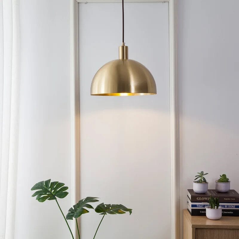 Aurelius Brass Pendant Light Modern LED Ceiling Lamp
