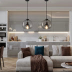 Lyris Glass Pendant Lamps for Modern Kitchens and Bathrooms