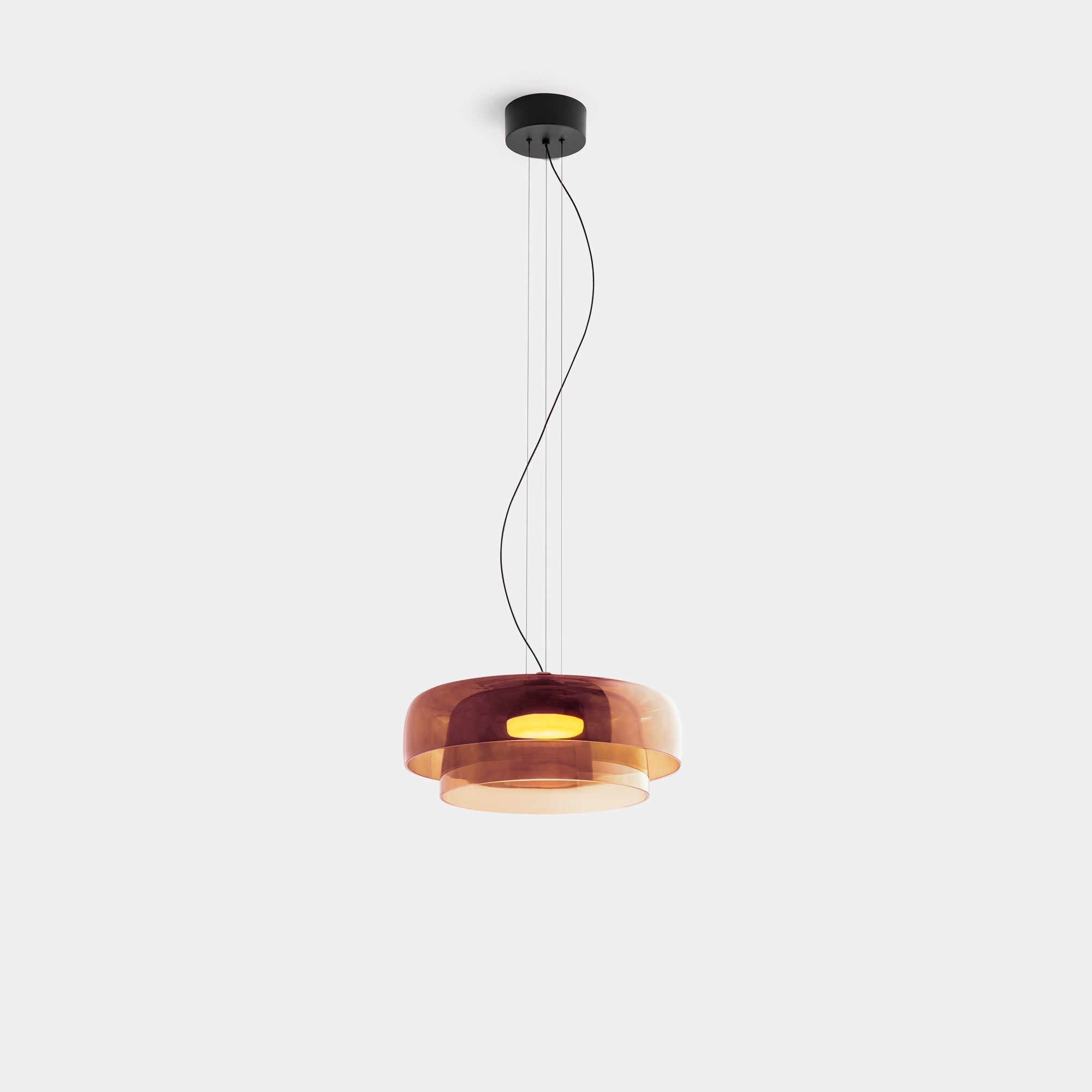Vespero Glass Ceiling Lamp — Medieval Recessed Style