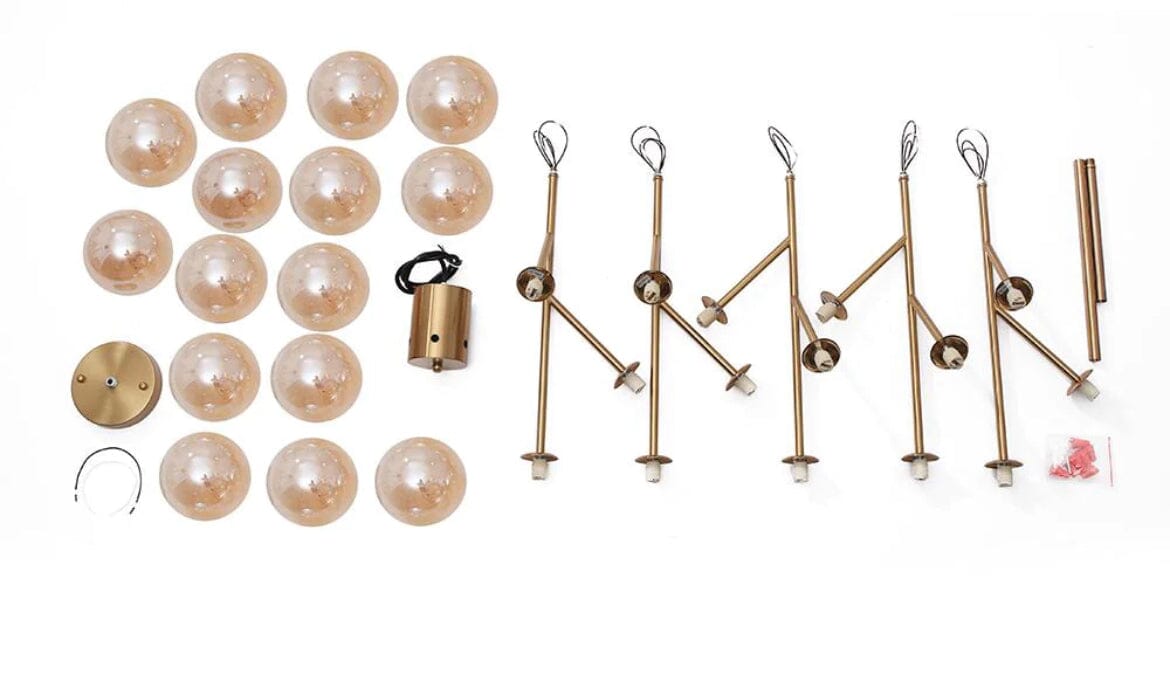 Astrae Flux 15 Light Sputnik Chandelier Dimmable Light