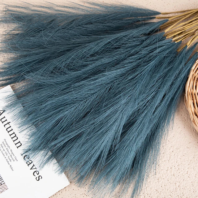 AuroraFluff Pampasgräs Konstgjorda blommor Ultraljusa mjuka