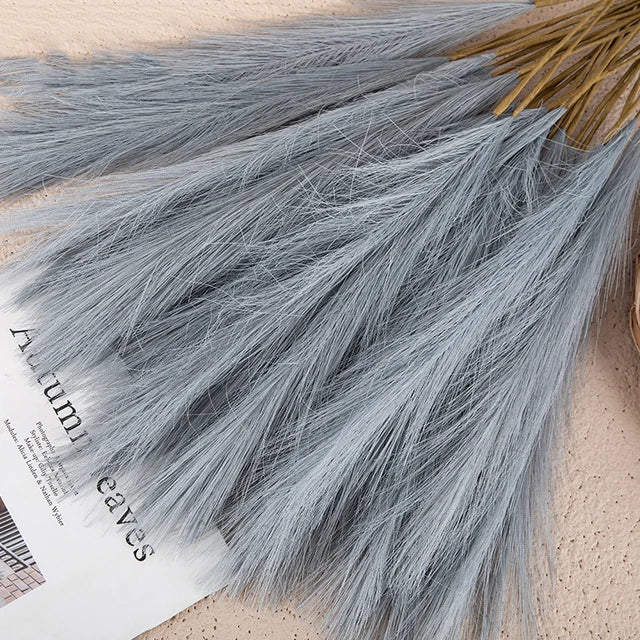 AuroraFluff Pampasgräs Konstgjorda blommor Ultraljusa mjuka