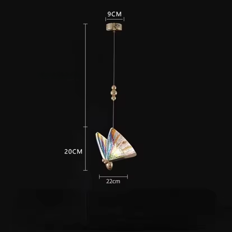 Aurelle Modern LED Pendant Lamp With Butterfly Design