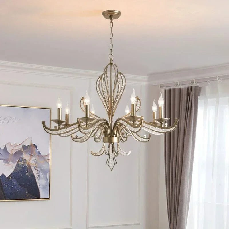 Aurelia Bloom Crystal Chandelier With Modern Charm