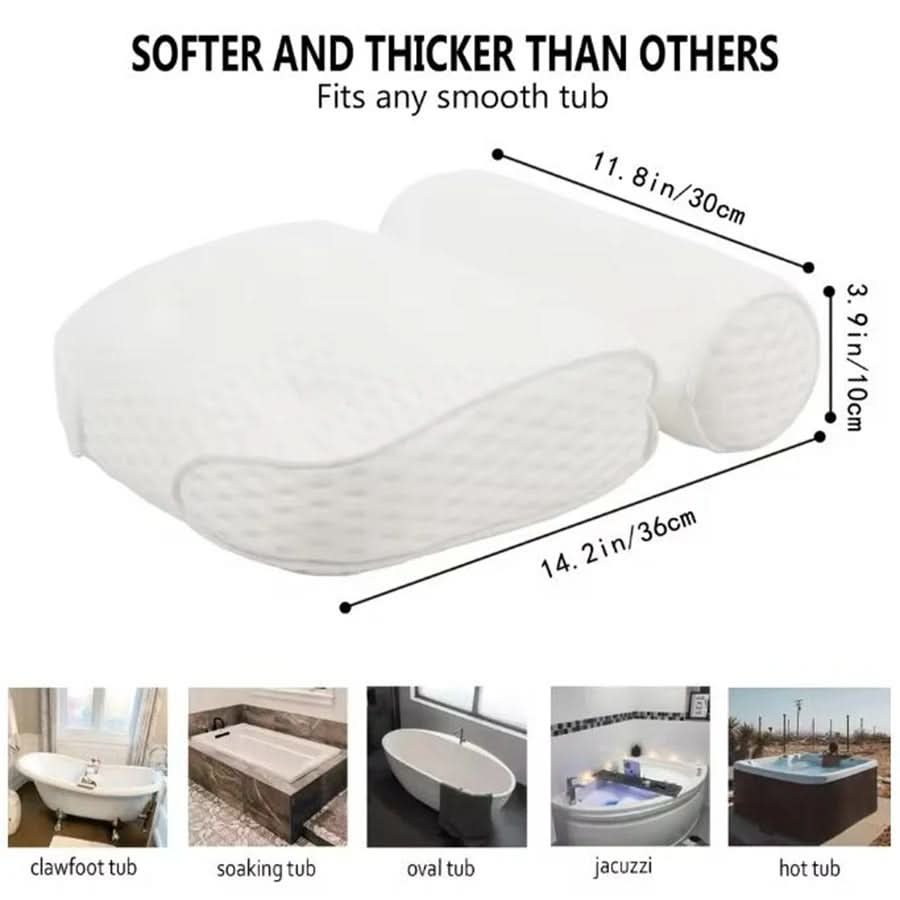 ZenNest Bath Cushion - Ergonomic Comfort For A Luxurious Soak