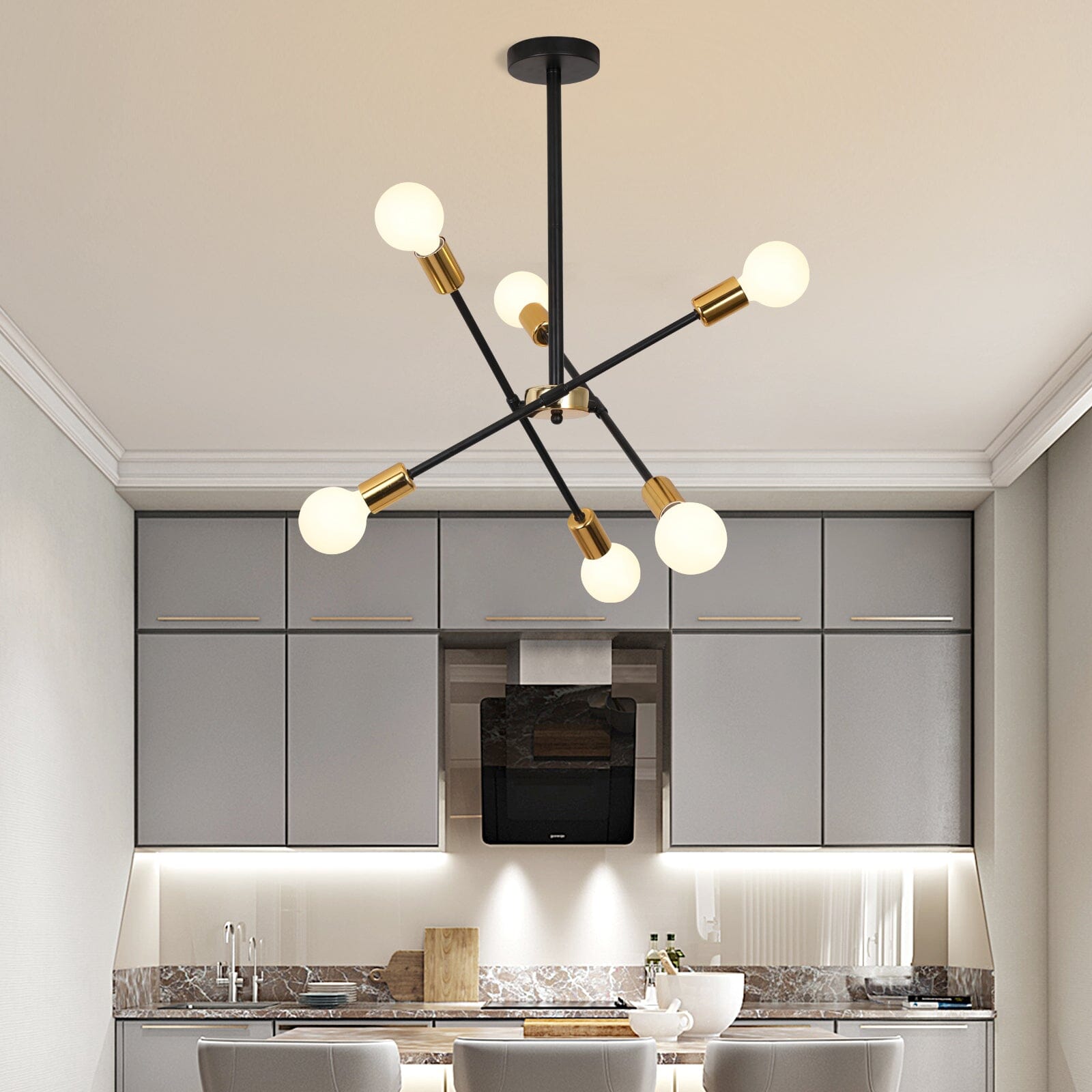 Nordic Iron Wall Light by Novis | Semi-Flush Mount 90-260V