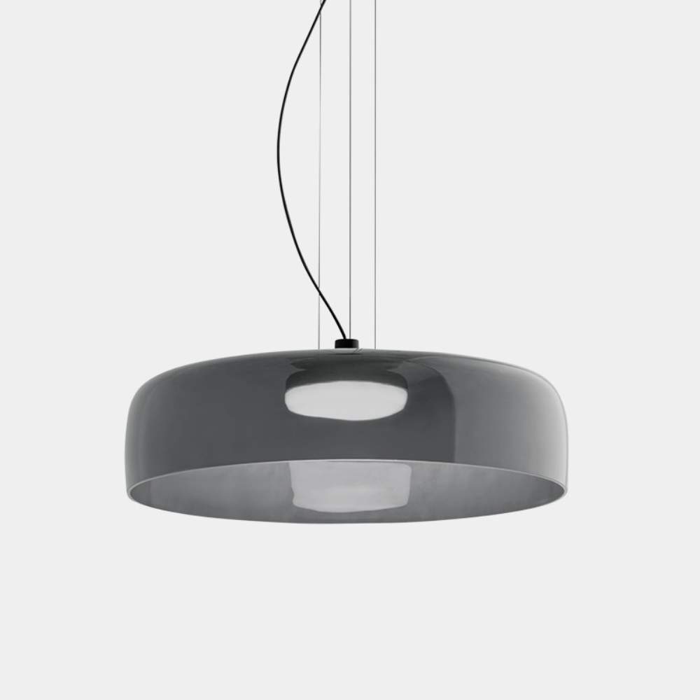 Calyra Glass and Metal Pendant Light for Dining Rooms