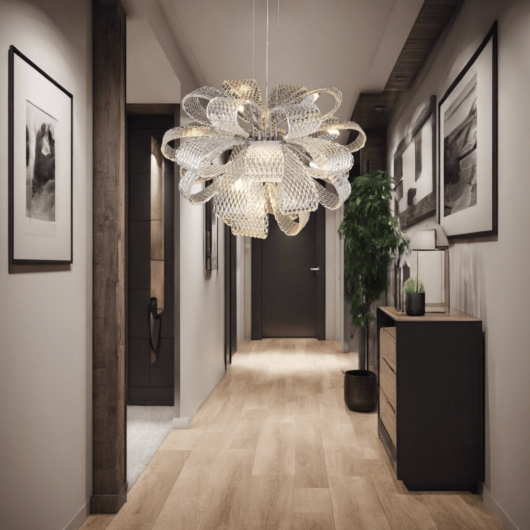 Liora Bloom Ceiling Chandelier Adjustable Pendant Light