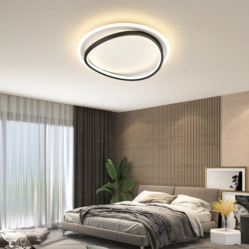 NovaLume Modern Black And Gold Ceiling Light Fixture