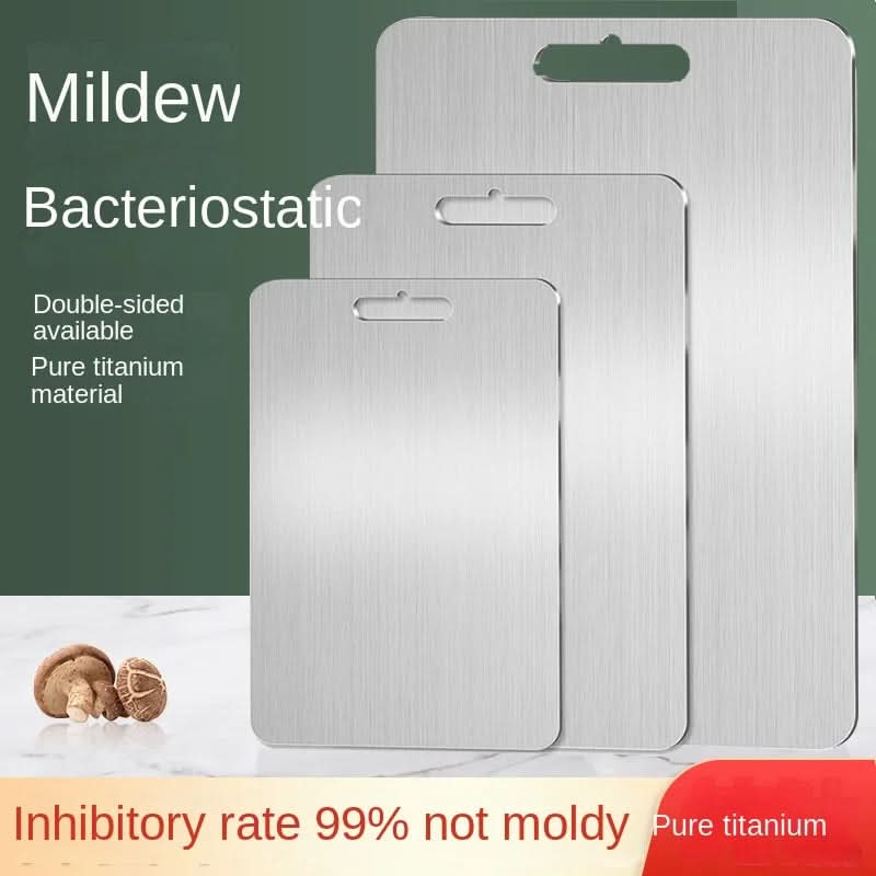 ApexSteel Edelstahl-Schneidebrett mit antibakteriellem und kratzfestem Finish