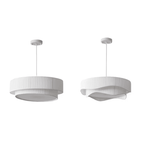 Aurelia Pleated Fabric Pendant Lamp with Soft Glow Ambience