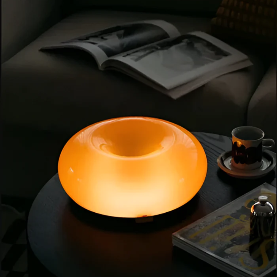 Liora Modern Glass Wall Lamp With Warm Ambient Glow