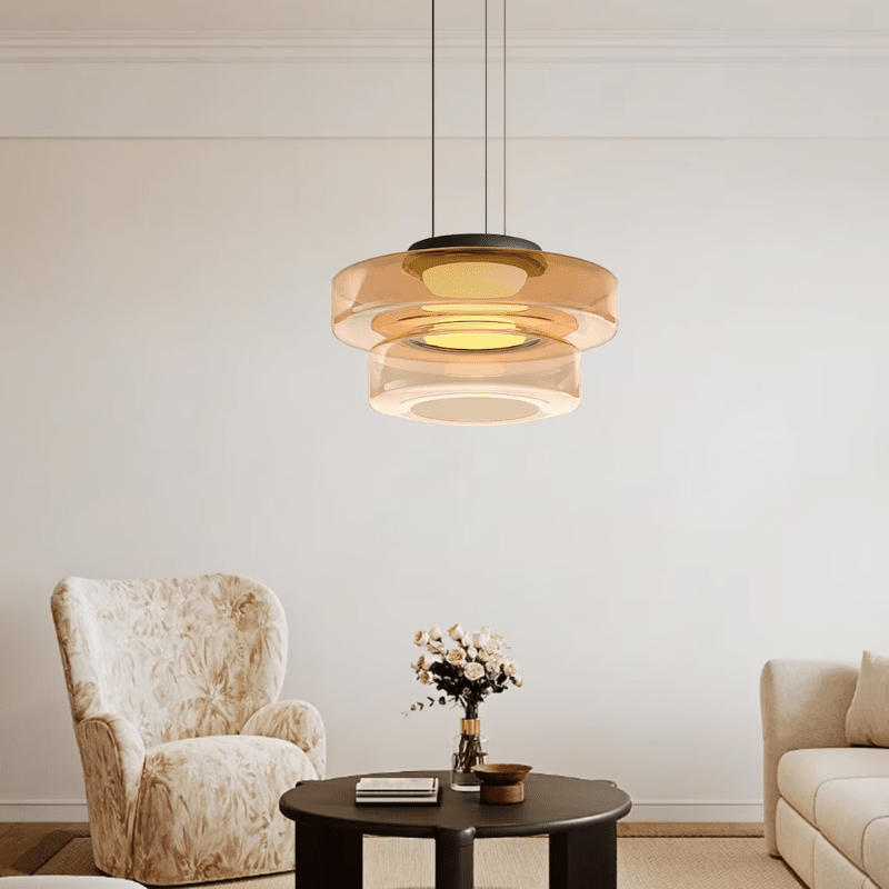 Lysfjord Glass Pendant Light With Soft Ambient Glow LED
