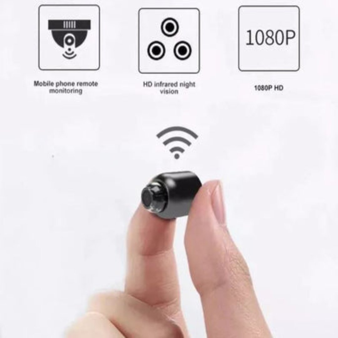 NovaGuard Mini Wireless Hidden Camera With Audio for Nanny Monitoring