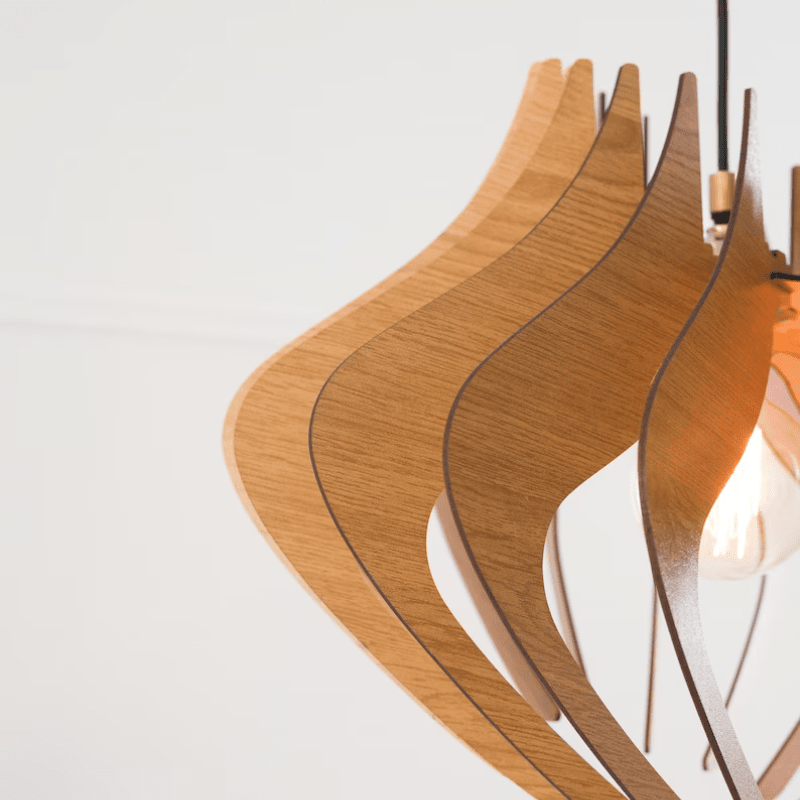 Orion Wood Pendant Light | Handcrafted in Greece, Artisan