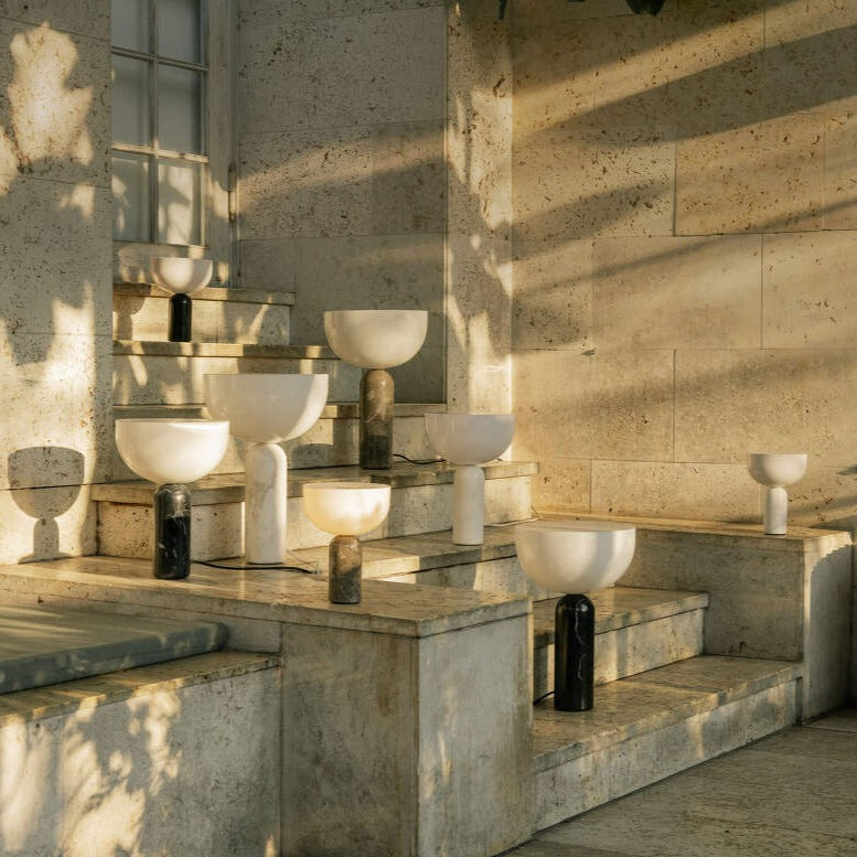 Aurelio Marble Table Lamp With Elegant Base And Warm Glow