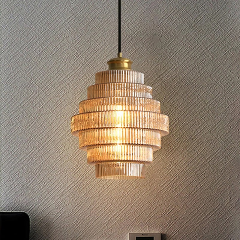Aurora Layered Nordic Chandelier with Dimmable LED