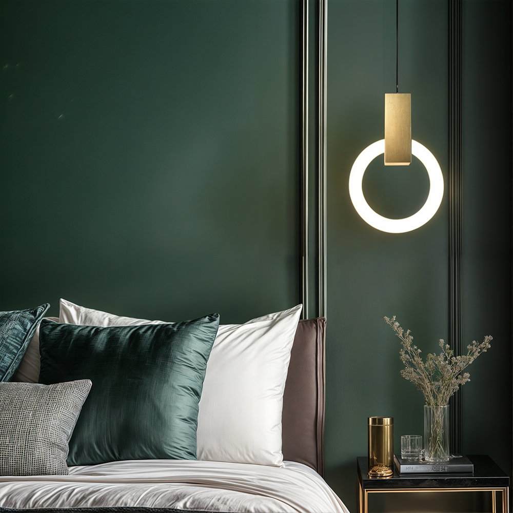 VesperHalo Ceiling Pendant Light Circular Modern Fixture