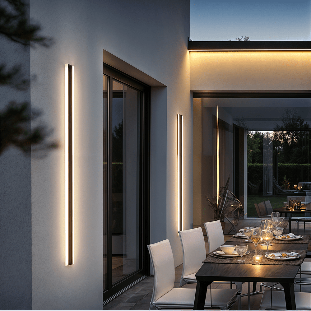 Kirrelus Aluminum Outdoor LED Wall Light With Sleek Design