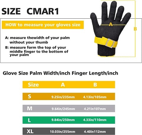 Svulp | Food grade stainless steel mesh metal glove