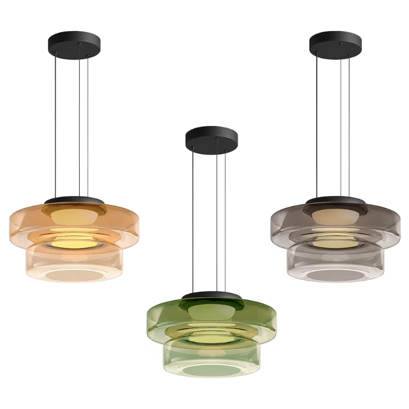Lysfjord Glass Pendant Light With Soft Ambient Glow LED