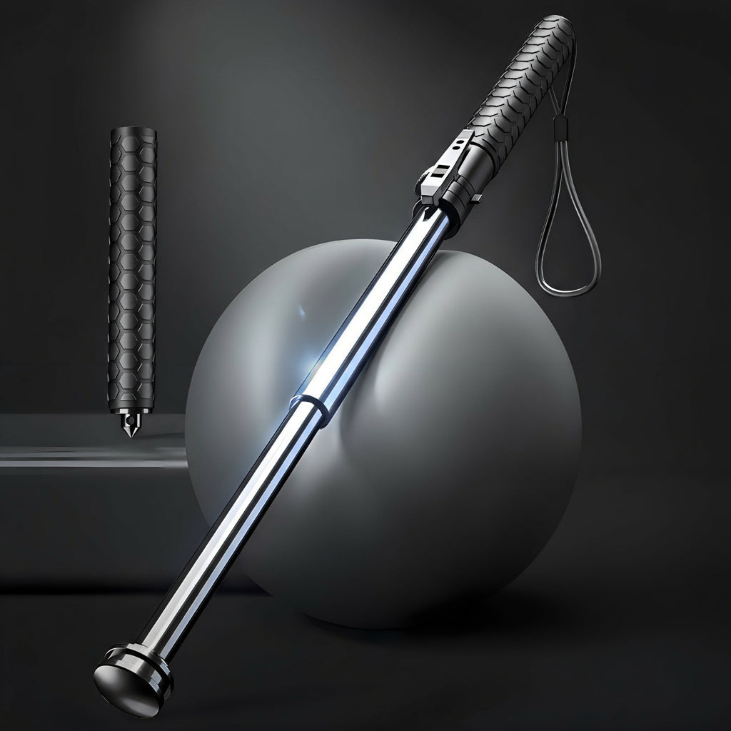 Sentinel Trek Self Defense Walking Stick with Automatic Deploy and Stability