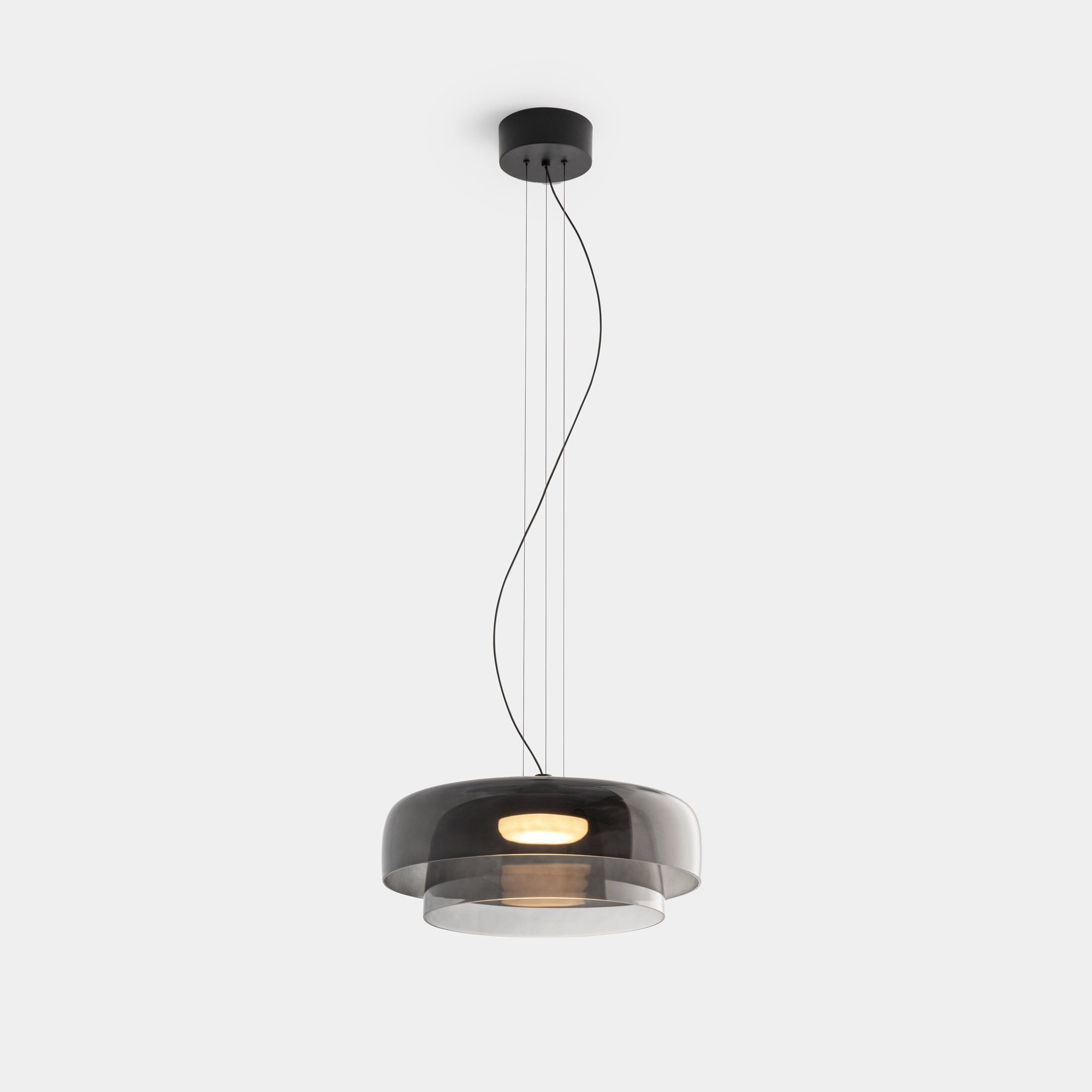 Vespero Glass Ceiling Lamp — Medieval Recessed Style