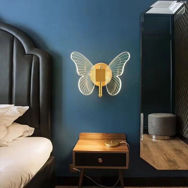 LumiWings Butterfly LED Wall Light With Easy Install