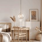 Arden Nordic Glass Orb Pendant Lights by Linvale Studio
