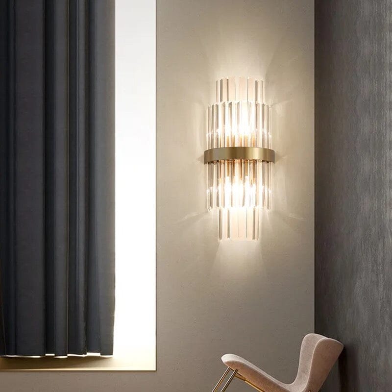 Celestia Crystal Wall Lamp Modern Sconce for Hallways