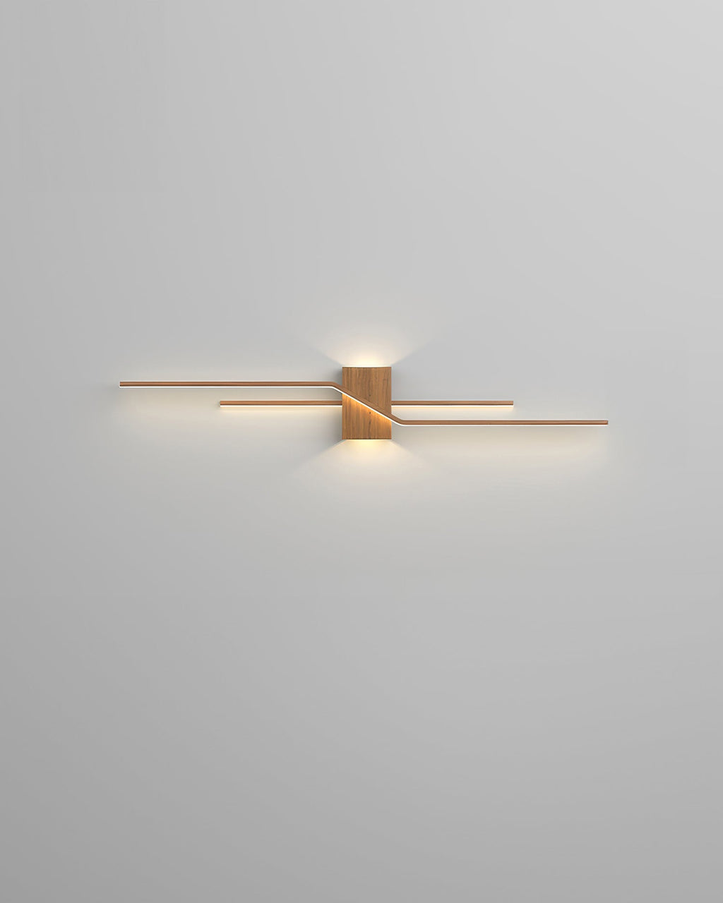 Lyra Wood Grain Minimalist LED Wall Light for Modern Interiors Eco Lighting
