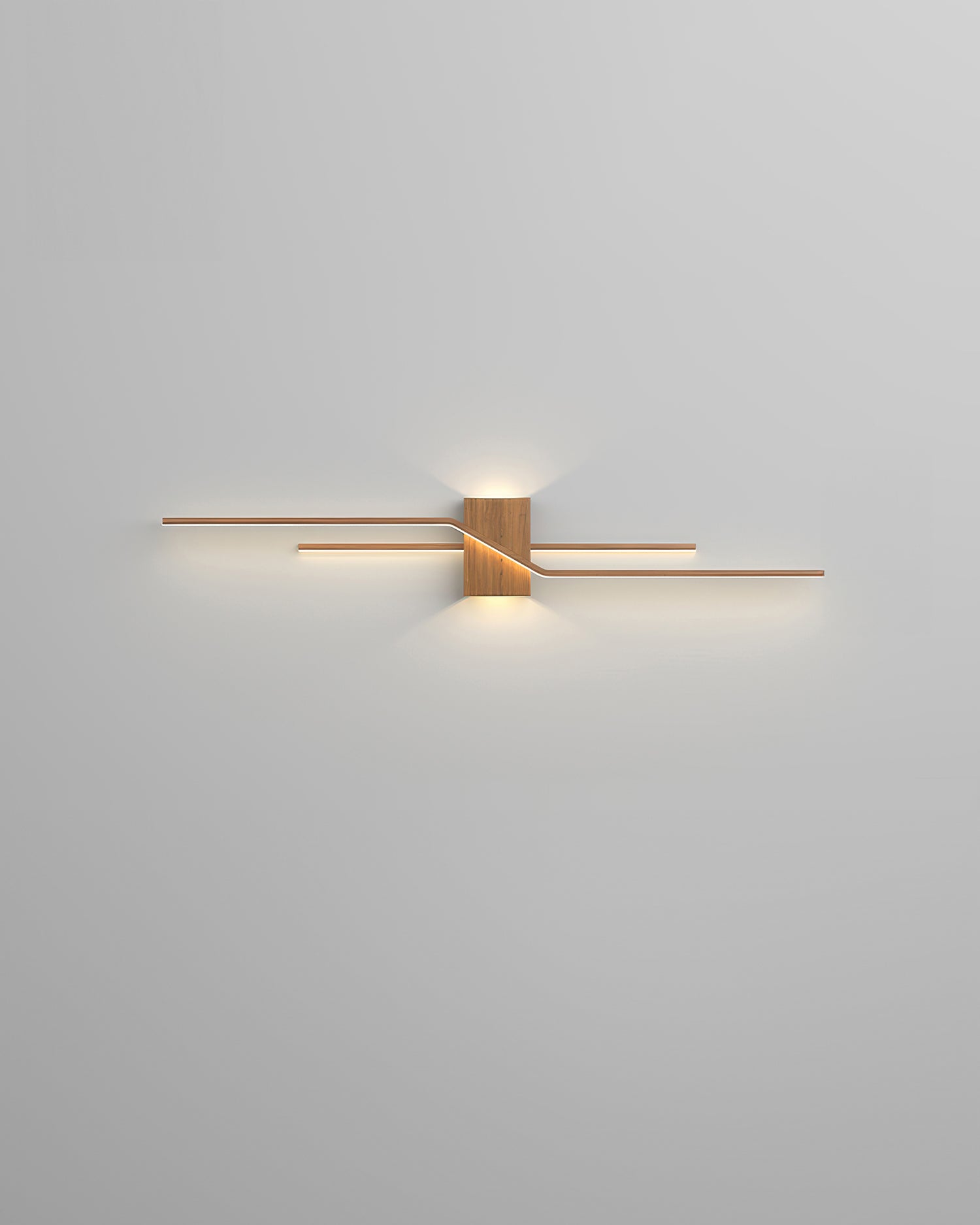 Lyra Wood Grain Minimalist LED Wall Light for Modern Interiors Eco Lighting