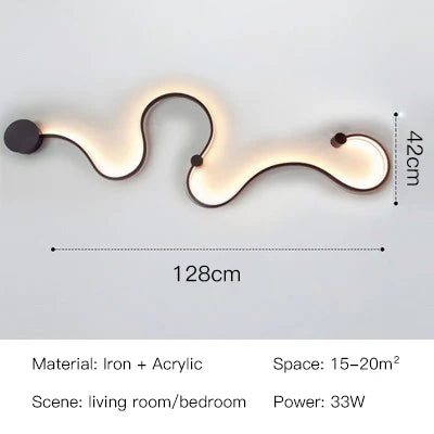 Lampu Dinding Brooklyn Lane Dengan LED Boleh Laras Besi Hitam